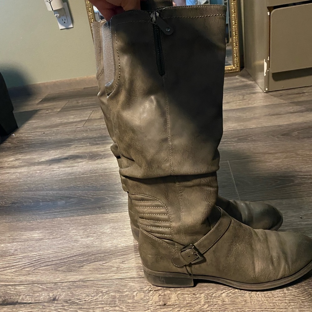Womens white mountain dress boots
